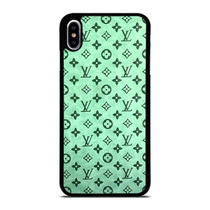 LOUIS VUITTON LOGO GREEN ICON PATTERN iPhone X / XS Case Cover